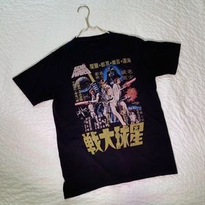 Star Wars Vintage Style Black Tee